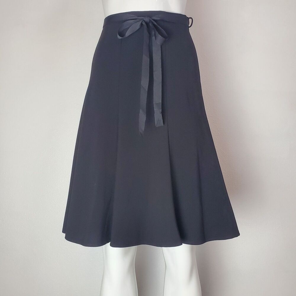 Vintage 90s Tracy Evans Limited Black Gored Skirt